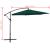 Umbrelă de soare suspendată, 3 m, Verde GartenMobel Dekor