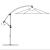 Umbrelă de soare suspendată, 3 m, Verde GartenMobel Dekor