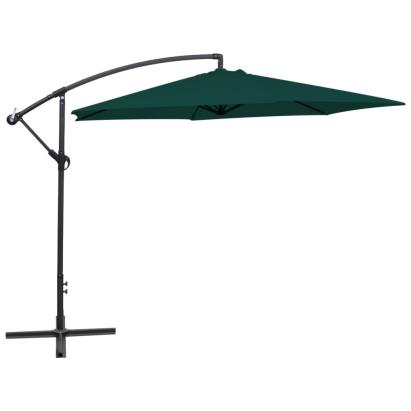 Umbrelă de soare suspendată, 3 m, Verde GartenMobel Dekor