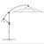 Umbrelă de soare suspendată, 3 m, albastru GartenMobel Dekor