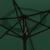 Umbrelă de soare cu LED 3 m, Verde GartenMobel Dekor