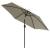 Umbrelă de soare cantilever cu LED 3 m, Alb Nisip GartenMobel Dekor