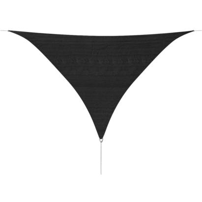 Pânză parasolar din HDPE triunghiulară 3,6x3,6x3,6 m, antracit GartenMobel Dekor