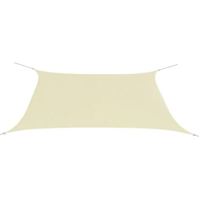 Parasolar din țesătură oxford, dreptunghiular, 2 x 4 m, crem  GartenMobel Dekor