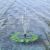HI Pompă de fântână solară plutitoare, frunză de lotus GartenMobel Dekor