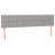 Pat box spring cu saltea, gri deschis, 200x200 cm, textil GartenMobel Dekor