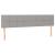 Pat box spring cu saltea, gri deschis, 200x200 cm, textil GartenMobel Dekor