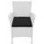 Set mobilier de exterior, 5 piese, alb crem, poliratan GartenMobel Dekor