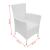 Set mobilier de exterior, 5 piese, alb crem, poliratan GartenMobel Dekor
