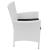 Set mobilier de exterior, 5 piese, alb crem, poliratan GartenMobel Dekor