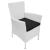 Set mobilier de exterior, 5 piese, alb crem, poliratan GartenMobel Dekor