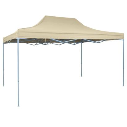 42511  Foldable Tent Pop-Up 3x4,5 m Cream White GartenMobel Dekor