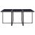 Set mobilier de exterior cu perne, 11 piese, maro, poliratan GartenMobel Dekor