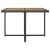 Set mobilier de exterior, 9 piese negru, poliratan, lemn acacia GartenMobel Dekor
