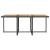 Set mobilier de exterior cu perne, 11 piese, negru, poliratan GartenMobel Dekor