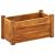 Strat înălțat de grădină, 50x25x25 cm, lemn de acacia GartenMobel Dekor