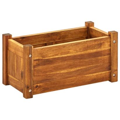 Strat înălțat de grădină, 50x25x25 cm, lemn de acacia GartenMobel Dekor