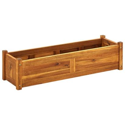 Strat înălțat de grădină, 100x30x25 cm, lemn de acacia  GartenMobel Dekor