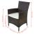 Set mobilier de exterior cu perne, 11 piese, maro, poliratan GartenMobel Dekor