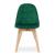 Scaun bucatarie/living, Artool, Bora, catifea, lemn, verde, 44.5x54x81.5 cm GartenVIP DiyLine