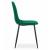 Scaun bucatarie/living, Artool, Como, catifea, metal, verde si negru, 44.5x50.5x87.5 cm GartenVIP DiyLine