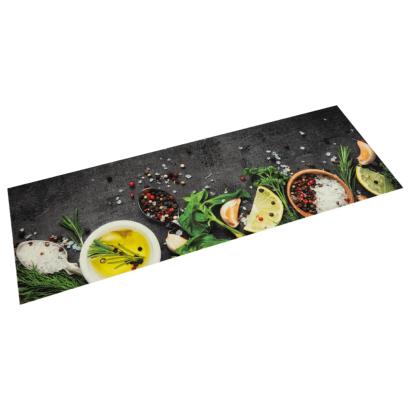 Covor de bucătărie lavabil Spices, 45x150 cm, catifea GartenMobel Dekor