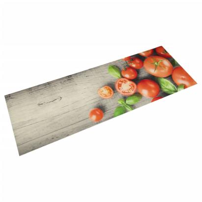Covor de bucătărie lavabil, model roșii, 60x180 cm, catifea GartenMobel Dekor