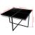 Set mobilier de exterior cu perne, 9 piese, negru, poliratan GartenMobel Dekor