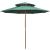 Umbrelă de soare dublă, 270x270 cm, stâlp de lemn, verde GartenMobel Dekor