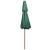 Umbrelă de soare dublă, 270x270 cm, stâlp de lemn, verde GartenMobel Dekor