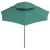 Umbrelă de soare dublă, 270x270 cm, stâlp de lemn, verde GartenMobel Dekor