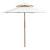 Umbrelă de soare dublă, 270x270 cm, stâlp de lemn, alb crem GartenMobel Dekor