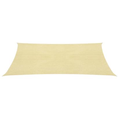 Pânză parasolar, bej, 2 x 2 m, HDPE, pătrat GartenMobel Dekor