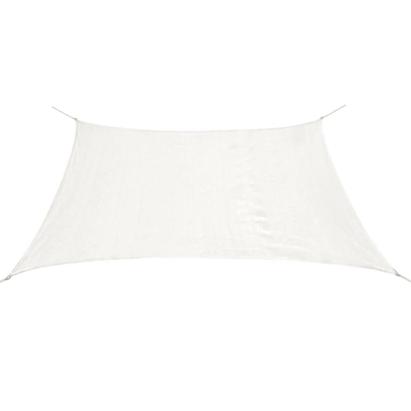 Pânză parasolar, alb, 3,6 x 3,6 m, HDPE, pătrat GartenMobel Dekor