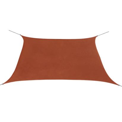 Parasolar, cărămiziu, pătrat, 2x2 m, material textil oxford GartenMobel Dekor
