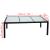 Set mobilier de exterior cu perne, 9 piese, negru, poliratan GartenMobel Dekor