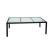 Set mobilier de exterior cu perne, 9 piese, negru, poliratan GartenMobel Dekor