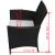 Set mobilier de exterior cu perne, 7 piese, negru, poliratan GartenMobel Dekor