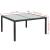 Set mobilier de exterior cu perne, 7 piese, negru, poliratan GartenMobel Dekor