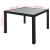 Set mobilier de exterior cu perne, 5 piese, negru, poliratan GartenMobel Dekor