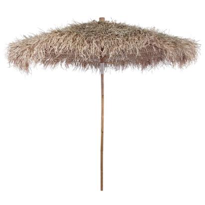 Umbrelă din bambus cu umbrar din frunze de bananier, 210 cm GartenMobel Dekor