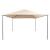 Copertină pavilion foișor cort, 4x4 m, oțel, bej   GartenMobel Dekor