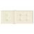 Perne scaun cu spătar înalt, 4 buc., crem, 120x50x3 cm, textil GartenMobel Dekor