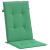 Perne scaun cu spătar înalt, 4 buc., verde, 120x50x3 cm, textil GartenMobel Dekor