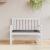 Pernă de bancă de grădină antracit 120x50x3 cm textil oxford GartenMobel Dekor