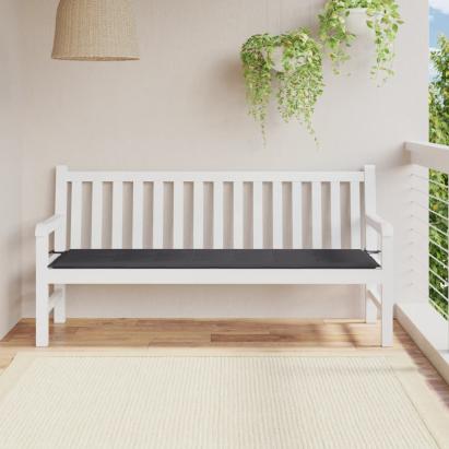 Pernă de bancă de grădină antracit 180x50x3 cm textil oxford GartenMobel Dekor