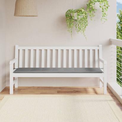 Pernă de bancă de grădină, gri, 180x50x3 cm, textil oxford GartenMobel Dekor