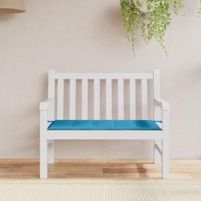 Pernă de bancă de grădină, albastru, 120x50x3 cm, textil oxford GartenMobel Dekor