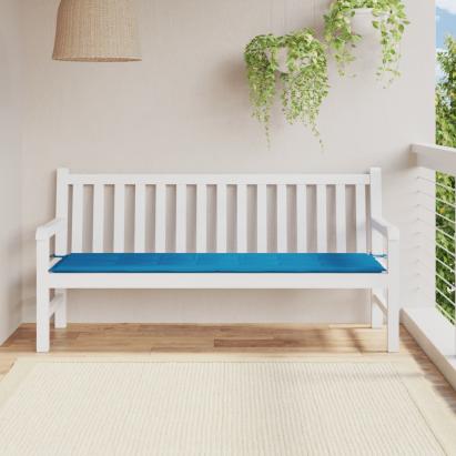 Pernă de bancă de grădină, albastru, 180x50x3 cm, textil oxford GartenMobel Dekor