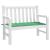 Pernă de bancă de grădină, verde, 120x50x3 cm, textil oxford GartenMobel Dekor